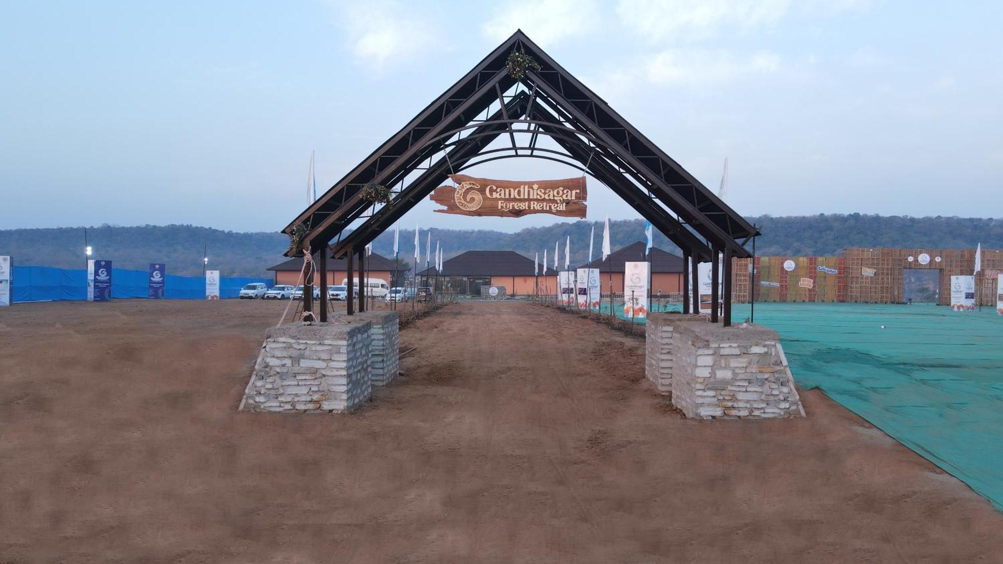 Hotel Gandhisagar Forest Retreat Gurla Esterno foto